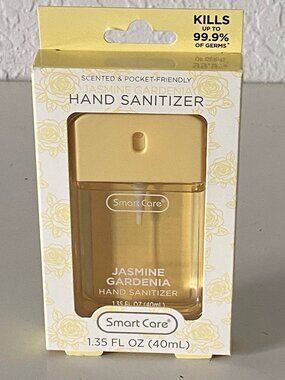 Smart Care Scented‎ Hand Sanitizer Spray 1 .35 Fl Oz Jasmine Gardenia NEW